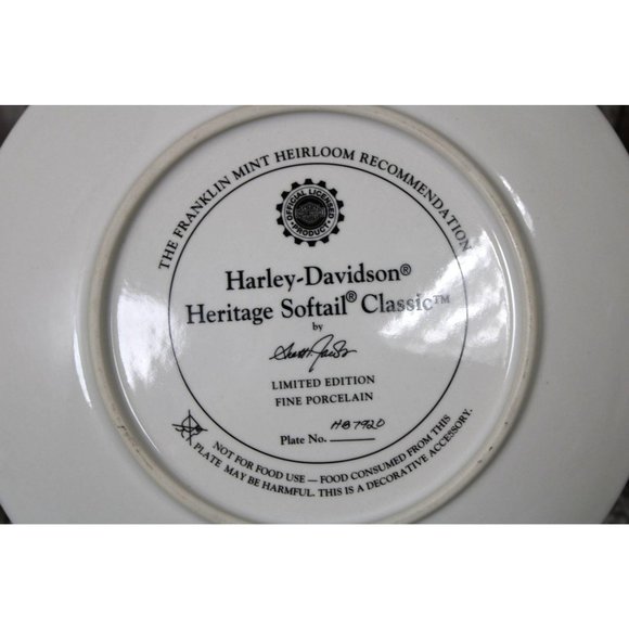 (4) Collector Harley Davidson Plates - Picture 16 of 16